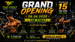 phòng gym the fight quảng ngãi
