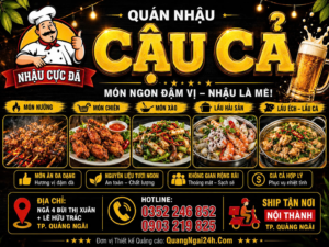 quán nhậu bình dân cậu cả quảng ngãi
